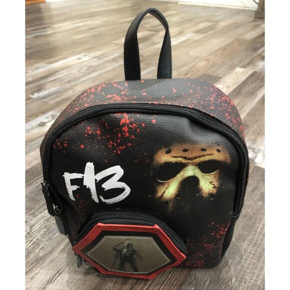 Concept One Friday the 13th Mini Backpack Bag Jason Voorhees New with Tags - Picture 1 of 5